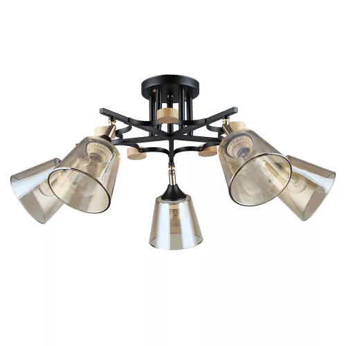 Потолочная люстра Arte Lamp GLASSY A5078PL-5BK