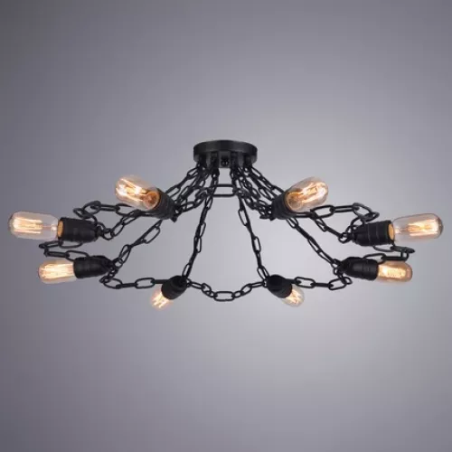 Потолочная люстра Arte Lamp RIVERRUN A9344PL-8BK