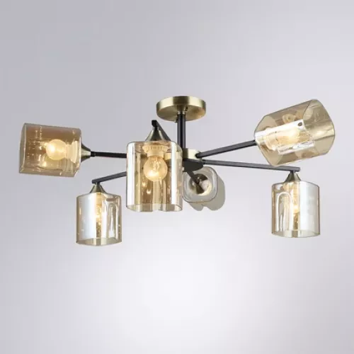 Потолочная люстра Arte Lamp MERCI A4185PL-6BK