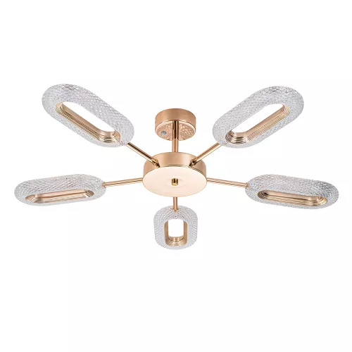 Потолочная люстра ARTE LAMP OVALE A2489PL-5GO