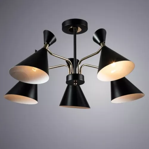 Потолочная люстра Arte Lamp WELLINGTON A2711PL-5BK