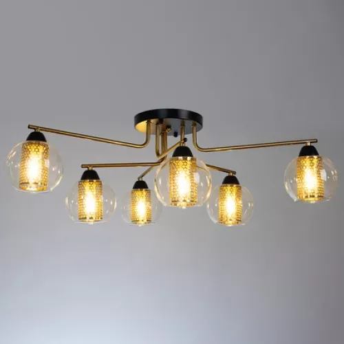 Потолочная люстра Arte Lamp MANCHESTER A7045PL-6BK