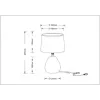 Декоративная настольная лампа Arte Lamp WURREN A5016LT-1WH