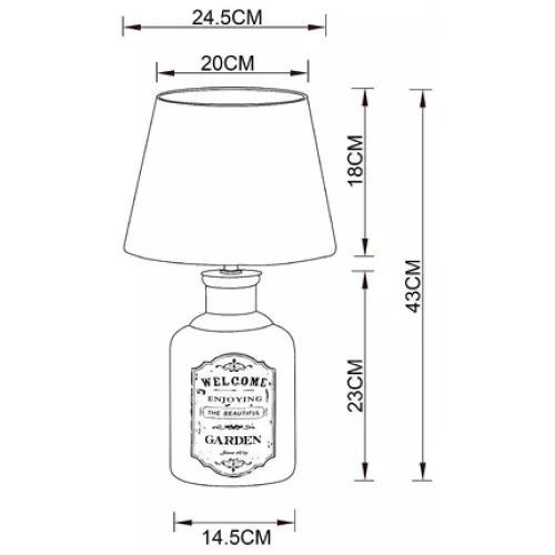 Декоративная настольная лампа Arte Lamp ISOLA A4272LT-1GY