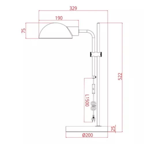 Декоративная настольная лампа Arte Lamp ZETTA A7055LT-1BK
