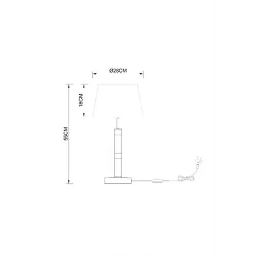 Декоративная настольная лампа Arte Lamp ROBERT A5066LT-1BK