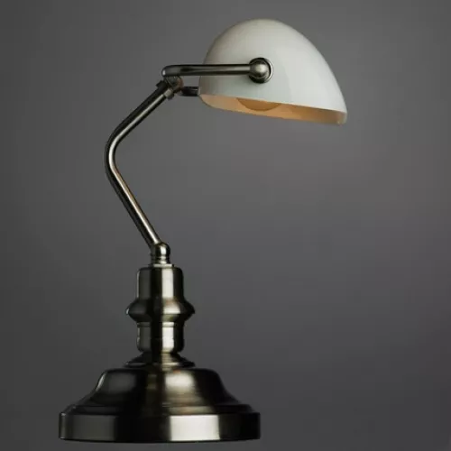 Кабинетная настольная лампа Arte Lamp BANKER A2491LT-1SS