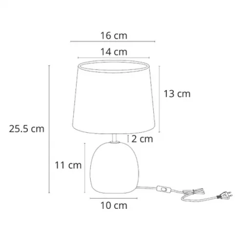 Декоративная настольная лампа Arte Lamp TITAWIN A5022LT-1GY
