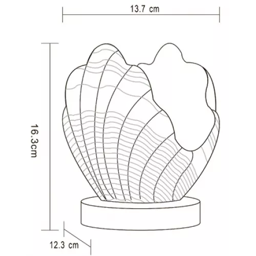 Декоративная настольная лампа Arte Lamp SHELL A1412LT-1SA