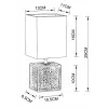 Декоративная настольная лампа Arte Lamp FIORI A4429LT-1BA