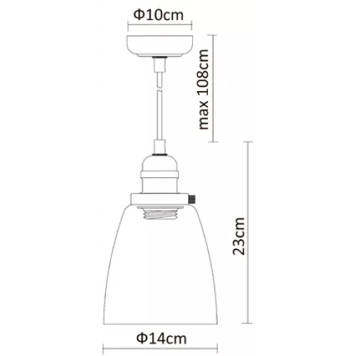 Подвесной светильник Arte Lamp TRENTO A9387SP-1CC