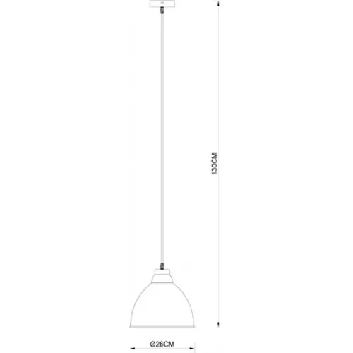 Подвесной светильник Arte Lamp BRACCIO A2055SP-1WH