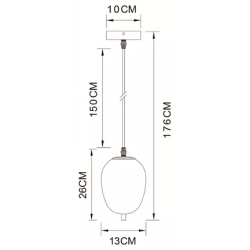 Подвесной светильник Arte Lamp FREDDIE A2232SP-1PB