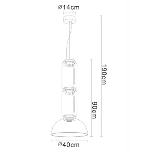 Подвесной светильник Divinare TRUMPET 1242/06 SP-24