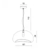 Подвесной светильник Divinare SCANDY 2245/06 SP-1