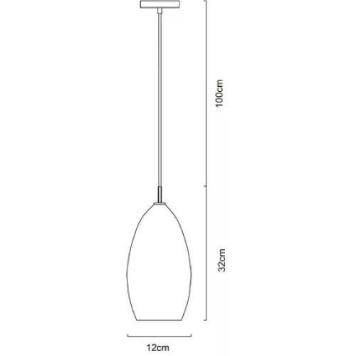 Подвесной светильник Arte Lamp BICCHIERE A4282SP-1CC