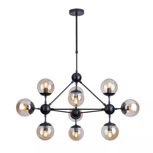 Люстра на штанге Arte Lamp BOLLA A1664SP-10BK