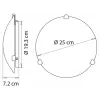 Потолочный светильник Arte Lamp PLAIN A3720PL-1CC