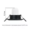 Точечный встраиваемый светильник Arte Lamp MIRA MINI A2762PL-1BK