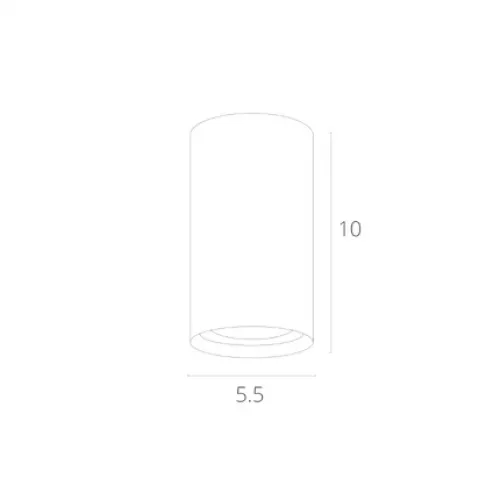 Точечный накладной светильник Arte Lamp UNIX A1516PL-1GY