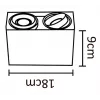 Точечный накладной светильник Arte Lamp PICTOR A5655PL-2BK