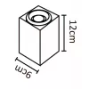 Точечный накладной светильник Arte Lamp PICTOR A5655PL-1BK