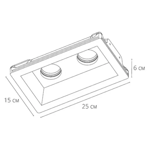 Точечный встраиваемый светильник Arte Lamp INVISIBLE A9214PL-2WH