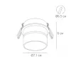 Точечный встраиваемый светильник Arte Lamp IMAI A2164PL-1BK