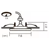 Точечный встраиваемый светильник Arte Lamp PRAKTISCH A2103PL-1GY