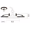 Точечный встраиваемый светильник Arte Lamp PRAKTISCH A1203PL-1AB