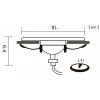 Точечный встраиваемый светильник Arte Lamp APUS A6664PL-1GY