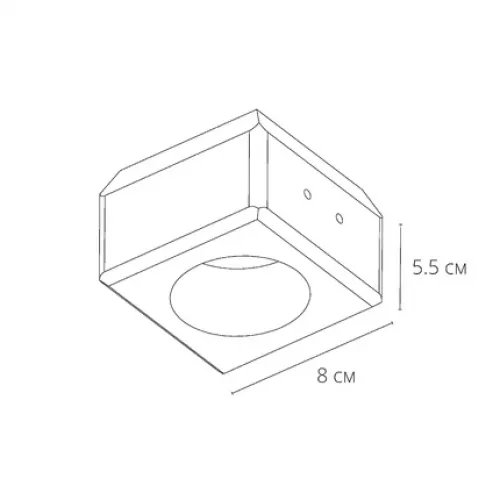 Точечный встраиваемый светильник Arte Lamp INVISIBLE A9285PL-1WH