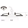 Точечный встраиваемый светильник Arte Lamp AQUA A5444PL-1CC