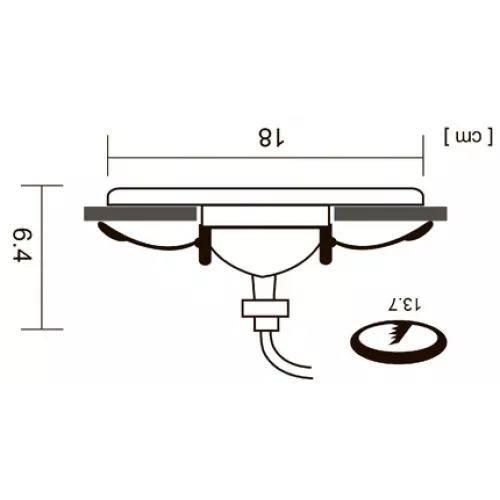 Точечный встраиваемый светильник Arte Lamp APUS A6664PL-1BK