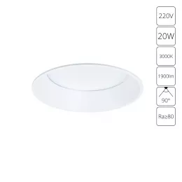Точечный встраиваемый светильник Arte Lamp FRAME A7795PL-1WH