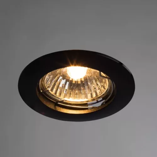 Точечный встраиваемый светильник Arte Lamp BASIC A2103PL-1BK