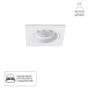 Точечный встраиваемый светильник Arte Lamp TARF A2178PL-1WH
