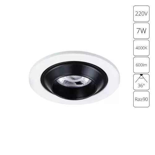 Точечный встраиваемый светильник Arte Lamp UVA A3317PL-1WH