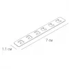 Коннектор прямой для встраиваемого магнитного шинопровода Arte Lamp LINEA-ACCESSORIES A480505