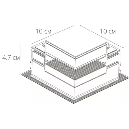 Коннектор угловой для магнитного шинопровода Arte Lamp LINEA-ACCESSORIES A480733