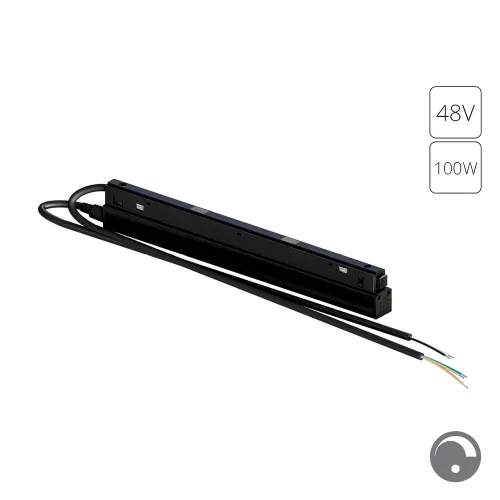Блок питания встраиваемый в трек 48V 100W для магнитной трековой системы ARTE LAMP LINEA A482706N