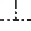 Коннектор T-образный для накладного шинопровода Arte Lamp RAPID-ACCESSORIES A613606T