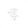Заглушка для накладного шинопровода Arte Lamp OPTIMA-ACCESSORIES A741133