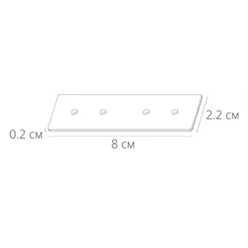Коннектор прямой для магнитного шинопровода Arte Lamp LINEA-ACCESSORIES A480533
