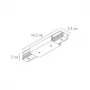 Коннектор-ввод питания для шинопровода Arte Lamp TRACK ACCESSORIES A130333P