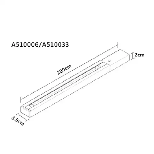Шинопровод Arte Lamp TRACK ACCESSORIES A510006