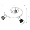 Спот Arte Lamp PARRY A5062PL-3AB