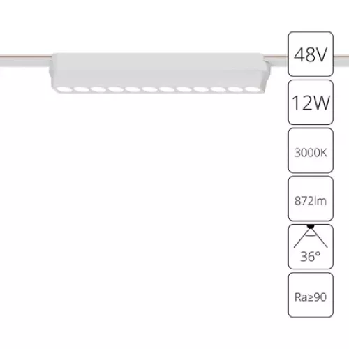 Магнитный трековый светильник Arte Lamp RAPID A1154PL-1WH