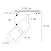 Магнитный трековый светильник Arte Lamp EXPERT A5720PL-1BK