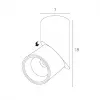 Спот Arte Lamp MEISU A7717PL-1WH